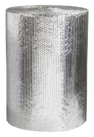 GRAINGER GLOBAL SOURCING INR24 COOL SHIELD BUBBLE ROLL 3/16 IN. SILVER