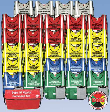 MABIS DMS 05585 DEPARTMENT OF HEALTH VEST KIT 29VESTS