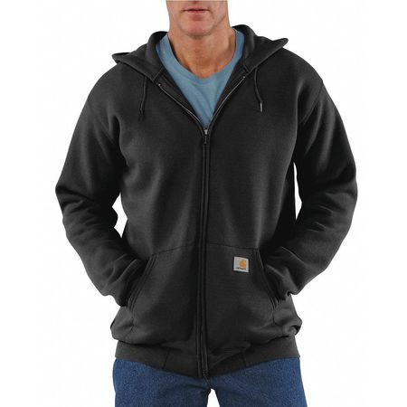 CARHARTT K122 BLK REG 4XL HOODED ZIP SWEATSHIRT BLOCK REGULAR 4XL
