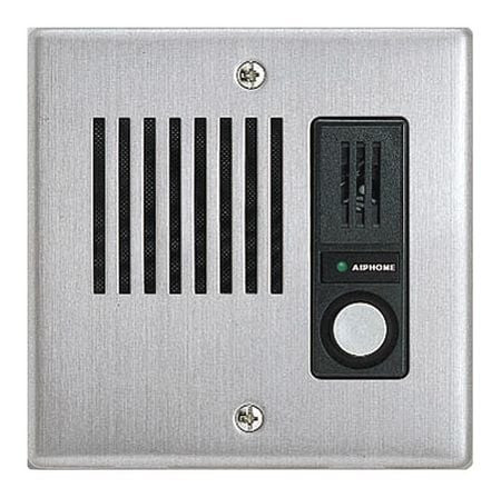 AIPHONE IE-JA FLUSH MOUNT AUDIO DOOR STATION, WEATHER 