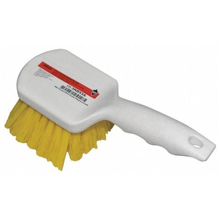 TOUGH 3NB53 UTILITY SCRUB BRUSH YELLOW 1-5/8 IN POLY
