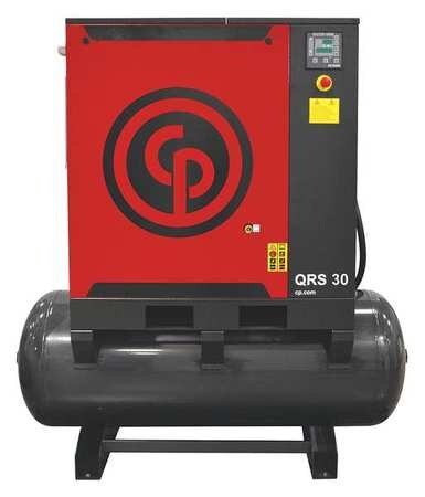 CHICAGO PNEUMATIC QRS 30 HP ROTARY SCREW AIR COMPRESSOR 30HP 3PH
