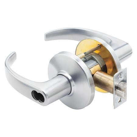 STANLEY SECURITY 9K37AB14DS3626 LEVER CURVED SATIN CHROME ASA STRIKE