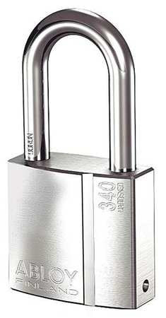 ABLOY PL340/50B-KA KEYED PADLOCK 2 IN H U-SHAPE HRDND BORON