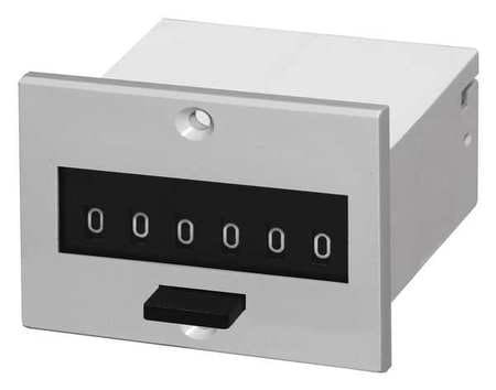 DAYTON 1A124 COUNTER 6 DIGIT PANEL MOUNT 115VAC