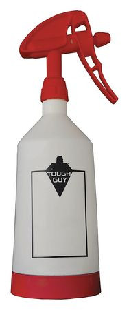 TOUGH 084607 DUAL SPRAY BOTTLE 1L WHITE/RED