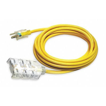 POWER FIRST 4GAD7 EXTENSION CORD 6-OUTLET 15A 50 FT.