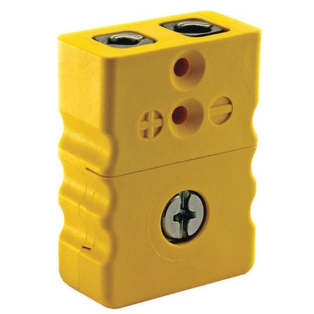 DAYTON TEMP/CSJ-KA THERMOCOUPLE JACK K STANDARD YELLOW 2PIN