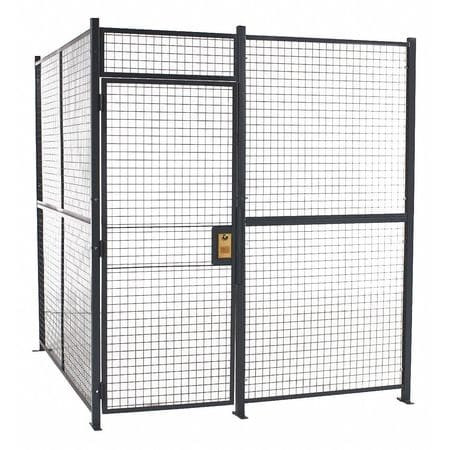 WIRECRAFTERS 1020104 WOVEN PARTITION CAGE 10FT. 4INW 4 SIDED