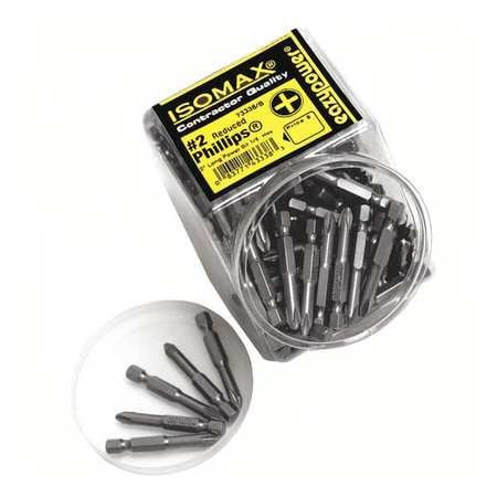 EAZYPOWER CORPORATION 00338 INSERT BIT,1/4",PHILLIPS,#2,2",PK250