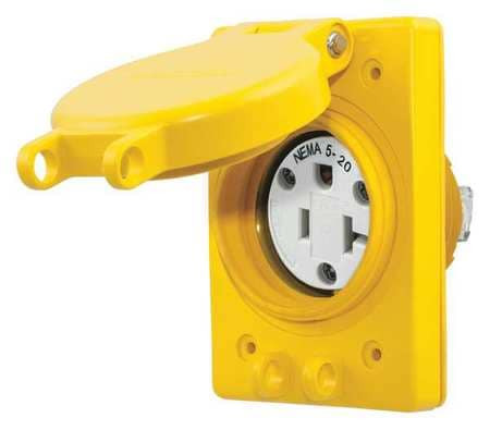 HUBBELL HBL60W33 WATERTIGHT RECEPTACLE 20A 5-20R 125V