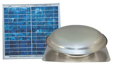 VENTAMATIC VX1000SOLMILUPS SOLAR ATTIC VENTILATOR GALVANIZED