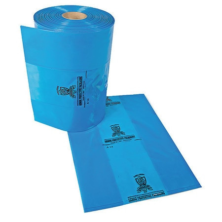 ARMOR POLY PVCIBAG4MB584880 VCI GUSSETED BAGS 58IN.L. 4 MIL PK25