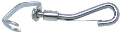 APEX TOOL GROUP T7607301 SWIVEL SPRING SNAP, OPEN EYE, ZINC FINIS