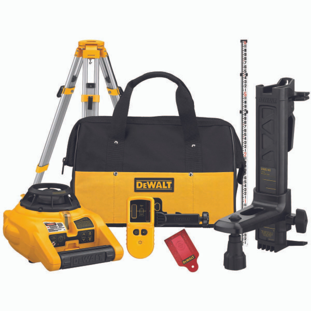 DEWALT TOOLS DW074KDT SELF LEVELING ROTARY LASER INT/EXT W/TRI