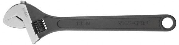 IRWIN 1913190 18" ADJ WRENCH - STEEL HANDLE