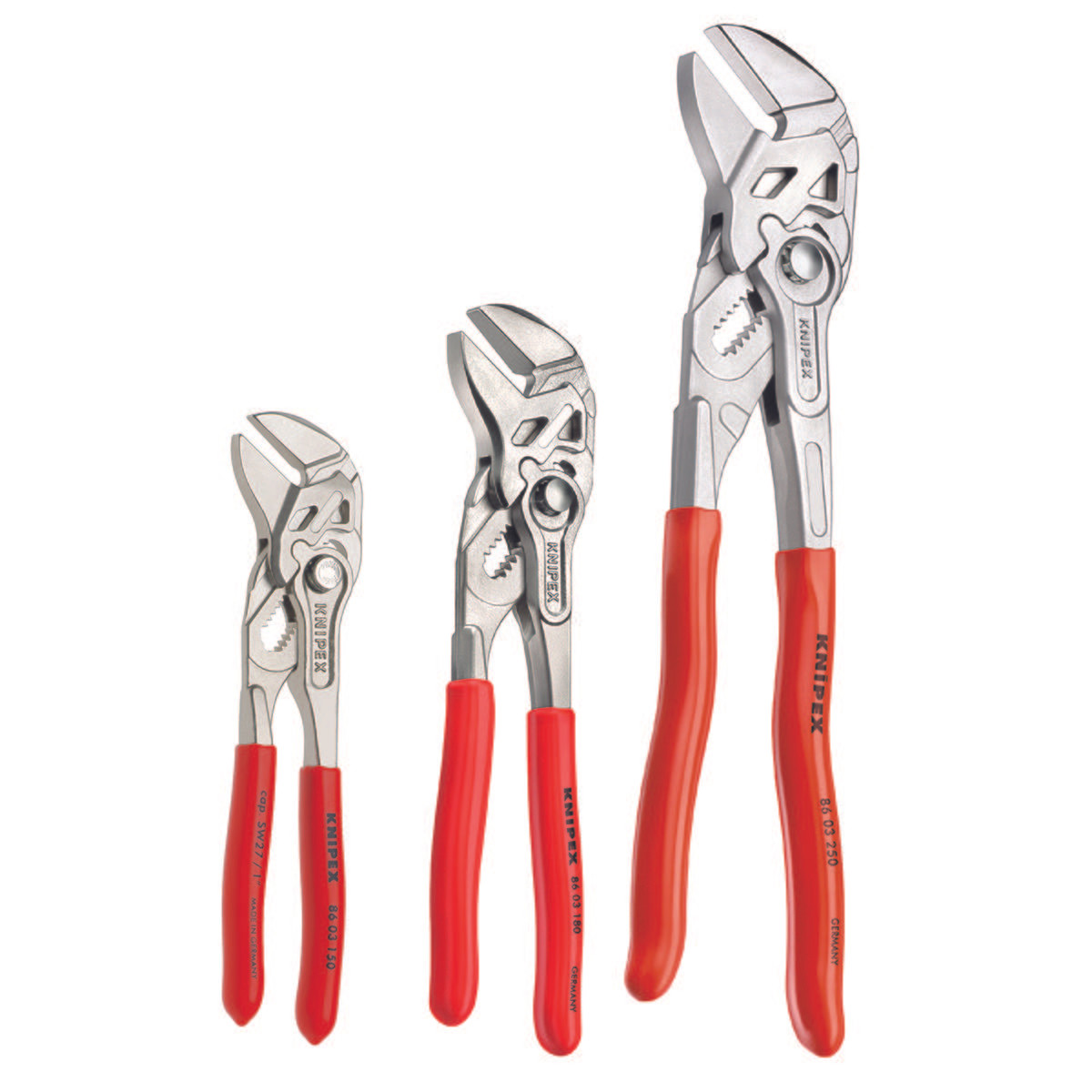 KNIPEX 9K008045US 3 PC. PLIERS WRENCH SET6"  7"  10"
