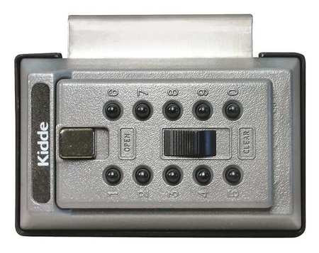 KIDDE 001017 LOCK BOX TITANIUM PUSH BUTTON 5 KEYS