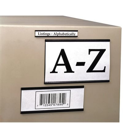 AIGNER INDEX MC102 MAGNETIC "C" CHANNEL LABEL HOLDER, 1" X 