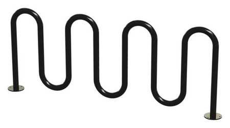 MADRAX H36-9-SF-B BIKE RACK BLK (9) BIKES 36 IN H 3 IN W