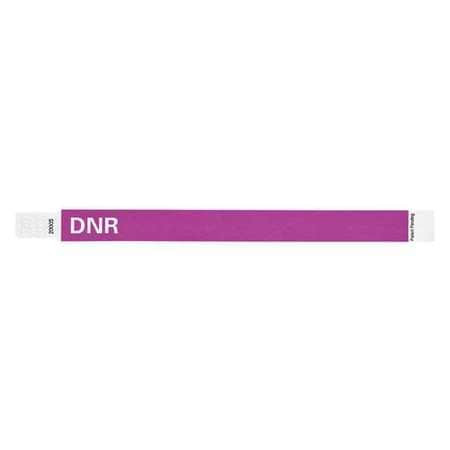IDENTIPLUS T3UD-203-36 ID WRISTBAND TYVEK 10 IN L DNR PK500