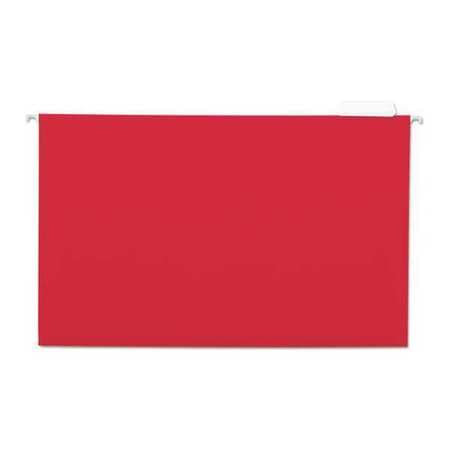 UNIVERSAL ONE UNV14218 HANGING FILE FOLDERS RED PK25