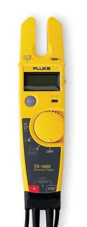 FLUKE Fluke-T5-1000 NIST SPLIT JAW CLAMP METER 100A LCD