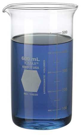 KIMAX 14030-300 BERZELIUS BEAKER 300ML GLASS CLEAR PK48