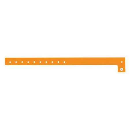 IDENTIPLUS P1-04 ID WRISTBAND ORANGE 5/8 IN W PK500