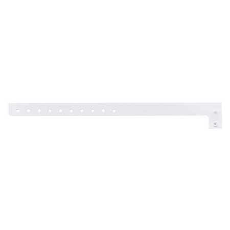 IDENTIPLUS P1-09 ID WRISTBAND L-SHAPED WHITE 5/8INW PK500