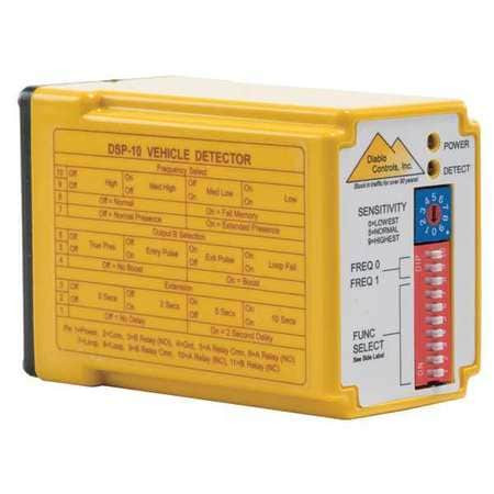 DIABLO CONTROLS INC. DSP-10 LV VEHICLE DETECTOR 11 PIN PLUG-IN 1CHANNEL
