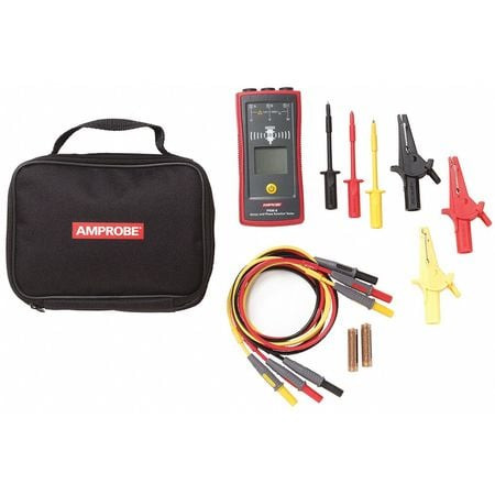 AMPROBE PRM-6 PHASE SEQUENCE MOTOR ROTATION TESTER LCD