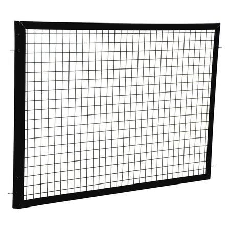 VESTIL APG-M-35 5' LONG X 3' HIGH, BLACK HINGED DOOR