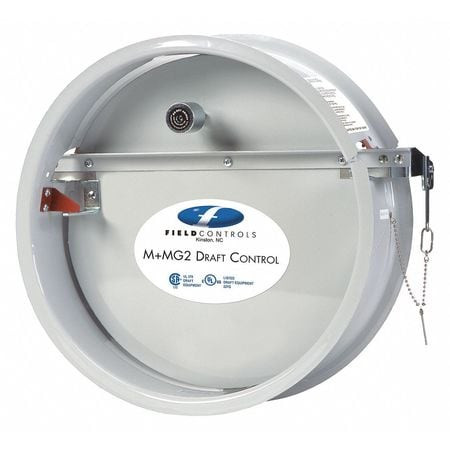 FIELD CONTROLS 14"M+MG2 DRAFT CONTROL,154 NOMINAL CAPCTY,SILVER
