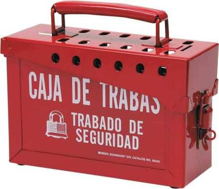 BRADY SPC ABSORBENTS 65040 GROUP LOCKOUT BOXES; PORTABLE OR WALL MO