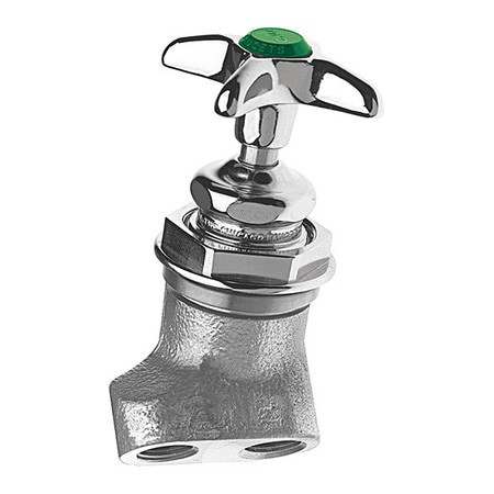 CHICAGO FAUCETS 915-CP LEFT-HAND 45DEG ANGLE CONTROL VALVE