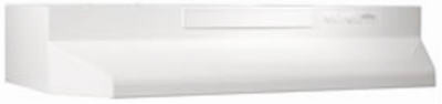 BROAN F403011 RANGE HOOD, WHITE DUCTED, 30-IN.