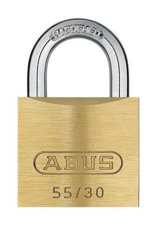 ABUS 55/30 KD KEYED PADLOCK DIFFERENT 1-1/4 W