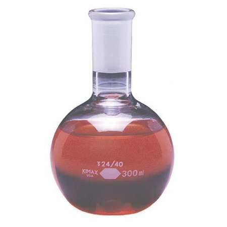 KIMAX 25055-250 BOILING FLASK,250ML,GLASS,CLEAR,PK12