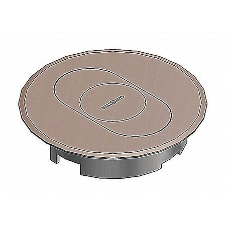 THOMAS & BETTS E97SSRC ROUND FLOOR BOX PVC 1-1/4IN NPS CVR CAR