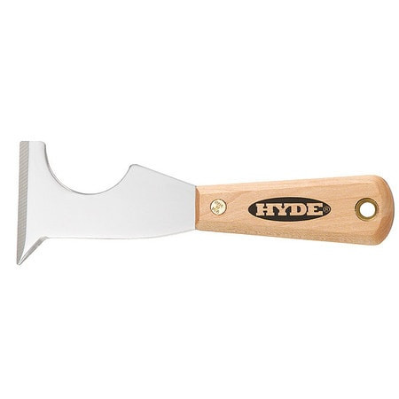 HYDE TOOLS 07975 STIFF HIGH CARBON STEEL CHISEL SCRAPER