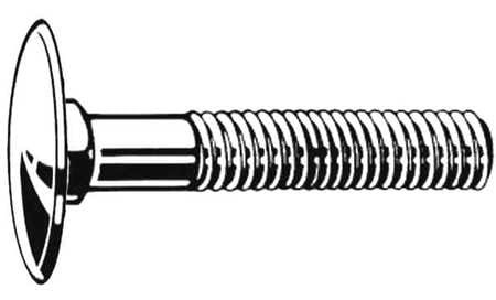 GRAINGER GLOBAL SOURCING U08350.019.0150 STEP BOLT A307 LOW CS #10X1-1/2IN PK50