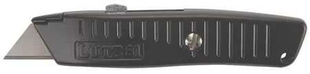 LUTZ FILE 30082 UTILITY KNIFE RETRACTABLE 1-1/2INL BLACK