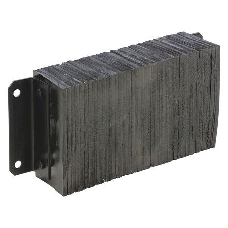 VESTIL 1224-6 RUBBER LAMINATED DOCK BUMPER