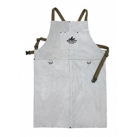 MCR SAFETY 38136MW LEATHER WELDING BIB APRON 24"X 36"