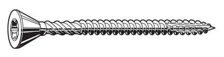 GRAINGER GLOBAL SOURCING U30251.016.0250 DECK SCREW STEEL PK200