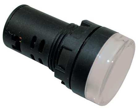 DAYTON 22NZ10 RAISED INDICATOR LIGHT 22MM 240V WHITE