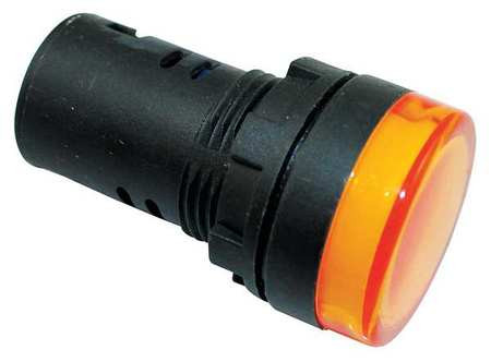 DAYTON 22NZ13 RAISED INDICATOR LIGHT 22MM 240V AMBER