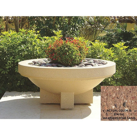 WAUSAU TILE SL4031W22 PLANTER ROUND 72IN.LX2IN.WX28-1/2IN.H