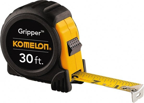 KOMELON 5430 30' X 1" YELLOW STEEL BLADE TAPE MEASURE